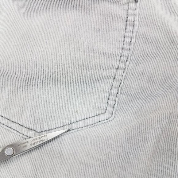Anthropologie Pilcro & The Letterpress Size 29 Gray Vintage Slim Corduroy Jeans - Picture 11 of 11